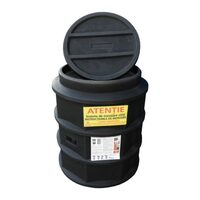Camin Eco cu capac, Valrom, D800 H=1080