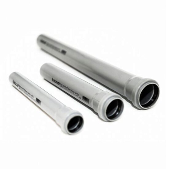 Teava PVC, Valrom, D.110 x 2mm, Mufa si garnitura L 4 m