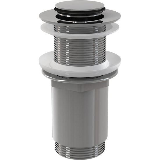 Ventil lavoar 5/4" Alca, metalic fara preaplin, cu dop mic