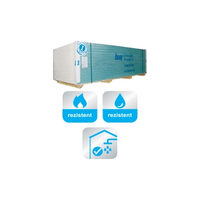 Placa gips carton antiumezeala si ignifuga Knauf DFH 15, GKF-I 15,0mm, 2600x1200x15,0 mm, 40buc/palet