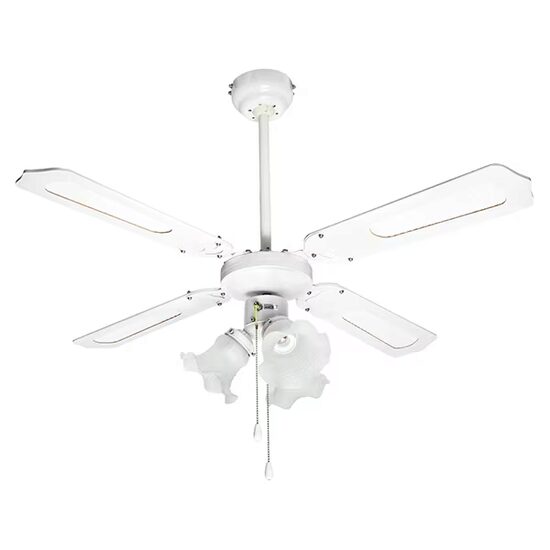 Ventilator tavan, 3x E27, 105cm, 50W, alb