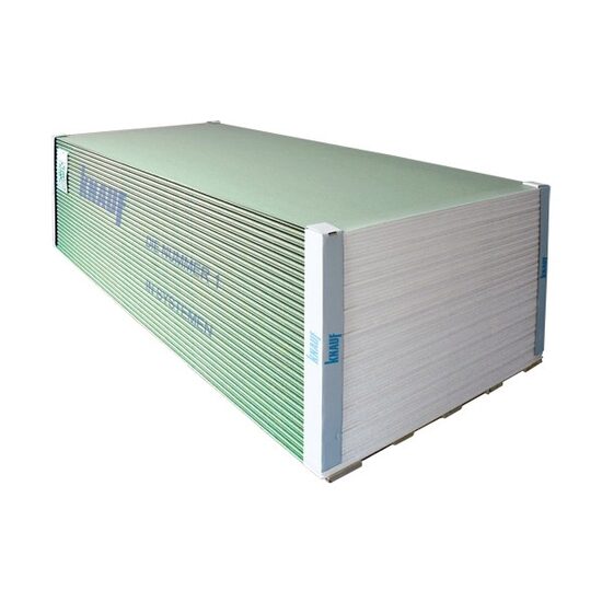 Placa gips carton cu protectie la foc KNAUF DFH 13 (GKF-I 12.5 mm), 1200x2600 mm