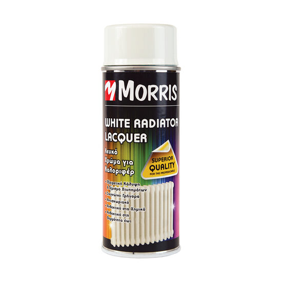 Spray decorativ pentru radiator, Morris, alb, 400 ML