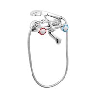 Baterie perete cadadus, Ferro Standard, crom cu accesorii