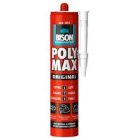 Adeziv si etanseizant MS Polimer BISON Poly Max Original, alb, 465g