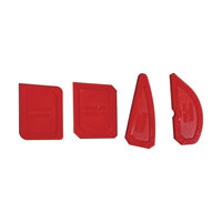 Spatula din silicon pentru netezirea rosturilor, 4 buc/set