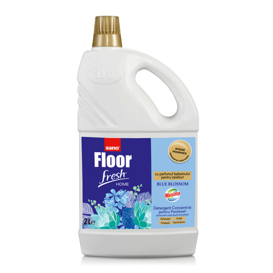 Detergent pardoseli, Sano, Floor Fresh Home Blue Blossom, 2l