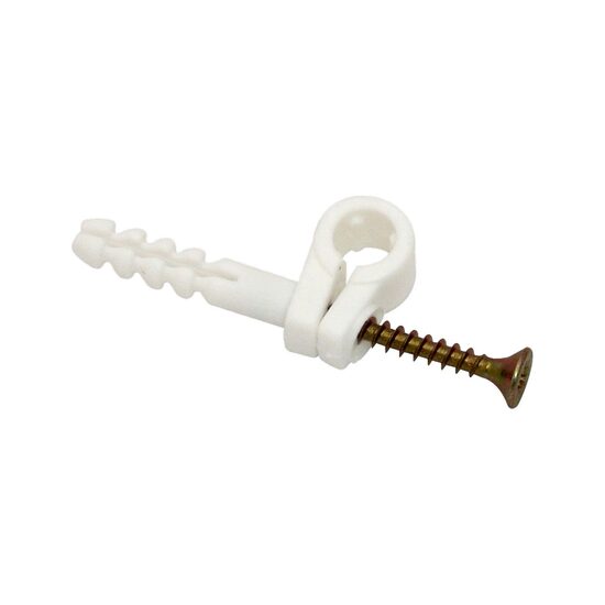 Clema plastic cu surub pt cablu 10mm