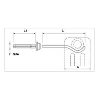 Set consola radiator modular, Cordivari Ardesia, L 207 mm