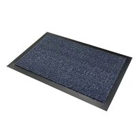 Covor intrare, Faro, 40x60cm, black+ blue