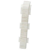 Conectori plinta pvc, Salag, 2buc/set, gympie alb