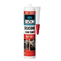 Silicon rezistent la temperaturi ridicate BISON High Temp, rosu, 280ml