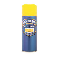 Email spray pentru metal, Hammerite Smooth Finish, Galben