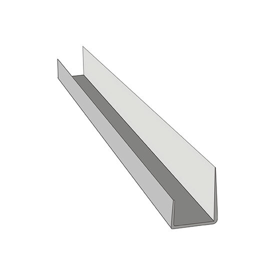 PROFIL CANT PLACA DIN PVC TIP J - ALB