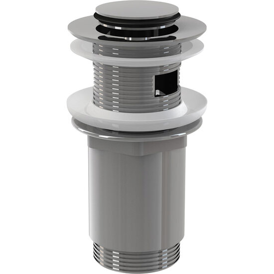 Ventil lavoar 5/4" metalic Alca, cu preaplin, dop mic