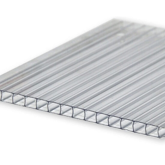 Placa policarbonat, 10mm, transparent, 6000 x 2100mm