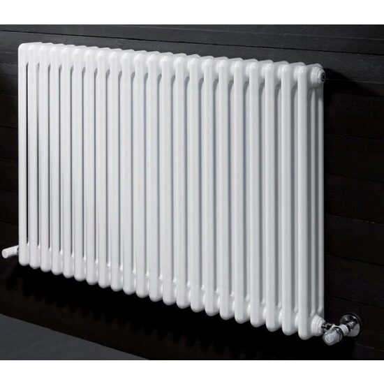 Calorifer modular din otel, Cordivari Ardesia, 3 coloane, 6 elementi, alb, H 656 x L 276 mm