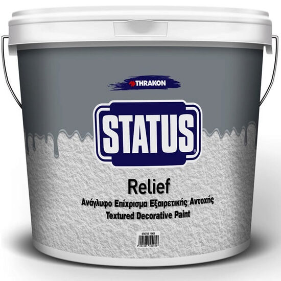 VOPSEA DECORATIVA TEXTURATA STATUS RELIEF, ALB, 5KG