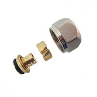 Adaptor nichelat, Tiemme, Pex 16(2.0) x 3/4" (18)_1440011/1436N162005