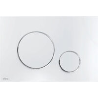 Clapeta de actionare pentru rezervor incastrat, Alca M671, cromat lucios