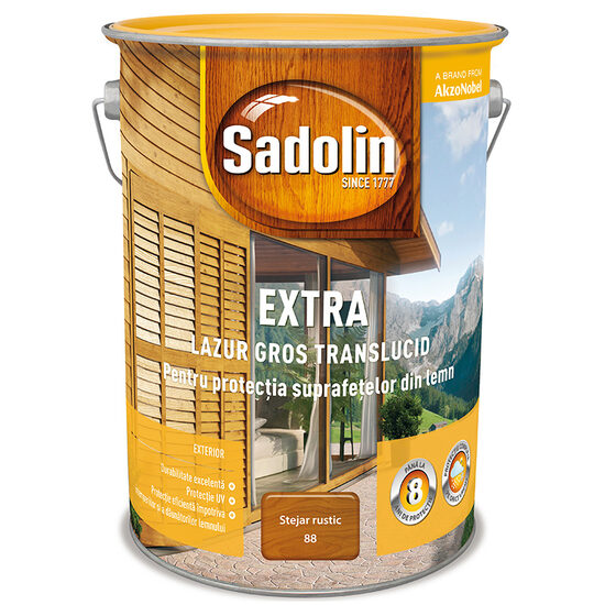 Lac pentru lemn, Sadolin Extra, Stejar rustic, 5l