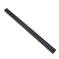 Stalp gard plastifiat pregaurit, capac, 60x40x2500mm, gri Ral 7016