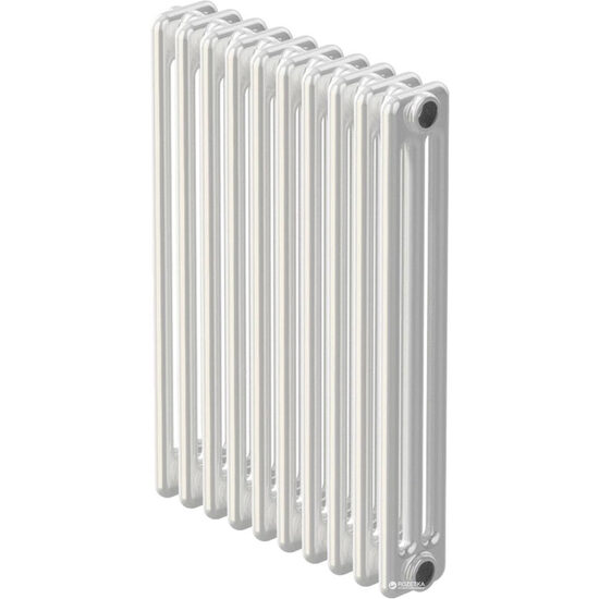Calorifer modular din otel, Cordivari Ardesia, 3 coloane, 10 elementi, alb, H 656 x L 460 mm