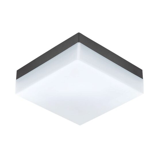 Plafoniera exterior, Eglo Sonella, LED 8.2W 820lm 3000K IP44, Antracit, alb