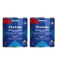 Mastic epoxidic pentru lipire piatra, granit si ceramica, Tenax Fixtop Solido, estone, parte A (1l) + B (1l)