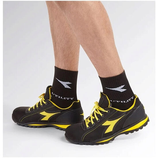 Pantofi protectie, Diadora Glove Low, black, bombeu metalic, S3 HRO SRA 45