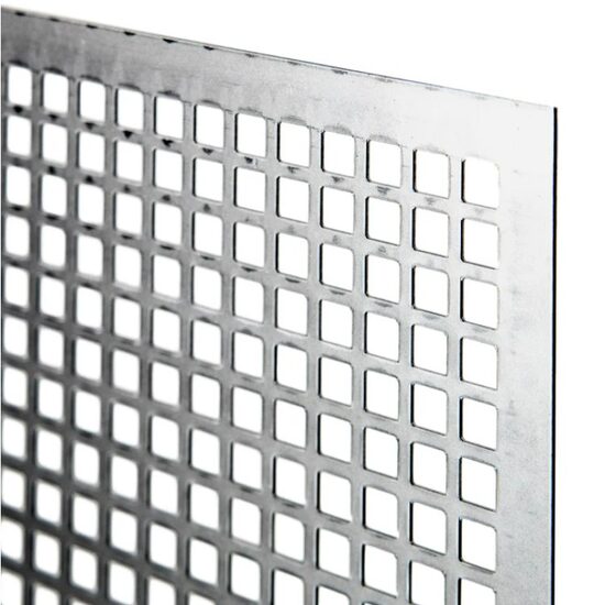 Tabla perforata otel, 1000 x 2000 mm, grosime 1.00mm_C10 U15