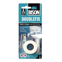 Banda dublu adeziva pentru interior BISON Double Fix, 1,5mx19mm