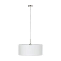 PENDUL, EGLO PASTERI 31575, 1x60W, E27, TEXTIL, ALB