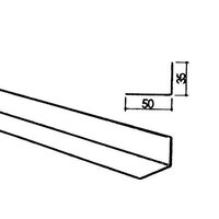 PROFIL CORNIER CU ARIPI INEGALE, ZINCAT, KNAUF, 50x35x0.7MM