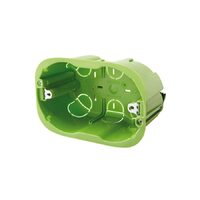 Doza aparat Gewiss, gips carton, 110x73x50mm, 3 module, verde