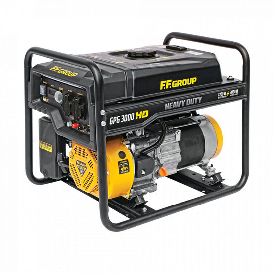 Generator pe benzina, F.F Group, GPG 3000 HD, 1PH, 3kva