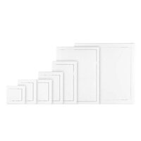 Usita de vizitare din plastic KARRO, 150mmx150mm