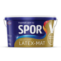 Vopsea lavabila interior, Policolor Spor Latex Matt, 8l