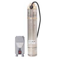 Pompa submersibila pt. apa curata, 4", corp inox, Qmax., 3300l/ora, Hmax 130m, 1.8kw, 230v