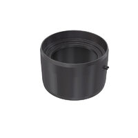 Racord de burlan 300ø—155U mm cu clapeta si cos de colectare cu iesire verticala, Alcadrain AVZ-P001, negru