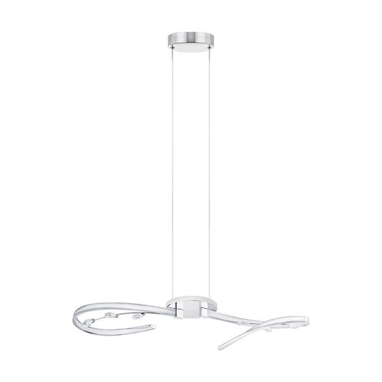 LUSTRA CRISTAL, EGLO VALLEMARE 97488, LED 2x8W, CROM