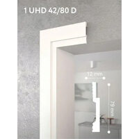 Plinta duropolimer reversibila, L=2.4m, UHD 42/80D