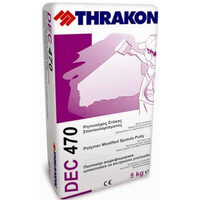 Glet de finisaj pe baza de ciment THRAKON DEC 470, ALB 5KG