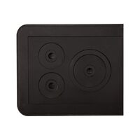 Plita fonta cu rama 610x530 mm