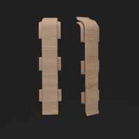 Conectori plinta pvc, Salag, 4buc/set, stejar de desert
