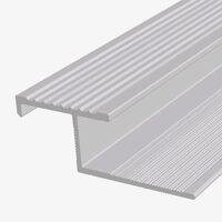 Profil pentru treapta AL2100, din aluminiu, incorporabil, Auriu,  2,5m