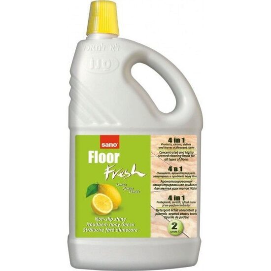 Detergent pardoseli, Sano, Floor Fresh Lemon, 2L