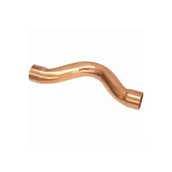 Ocolire din cupru cu lipire, 18 mm, filet interior-interior