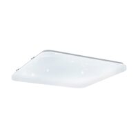 Plafoniera cu efect de cristal, Eglo Frania-S, LED 33.5W 3900lm 3000K, Alb