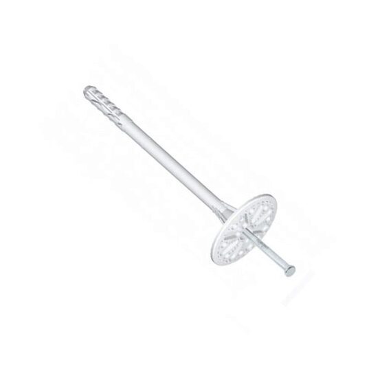 Diblu termosistem Wkret LGX 10x140 mm cu cui metalic pentru polistiren si vata bazaltica – Klimas WKRET-MET